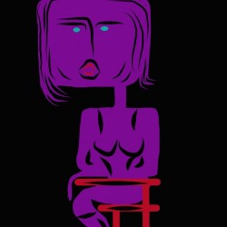 lady on chair